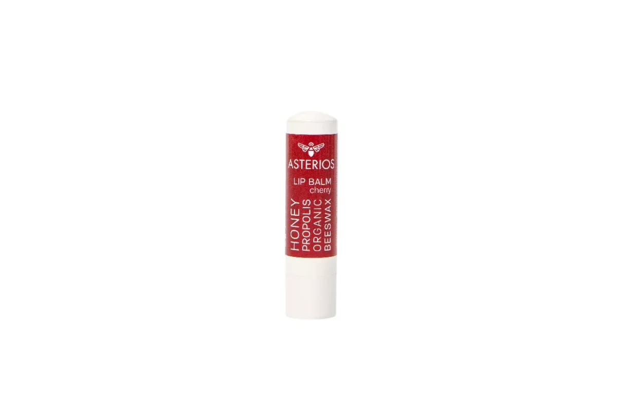ASTERIOS Lip Balm Κεράσι – Απαλή Προστασία & Φυσικό Άρωμα Κερασιού για Υγιή Χείλη - Image 1