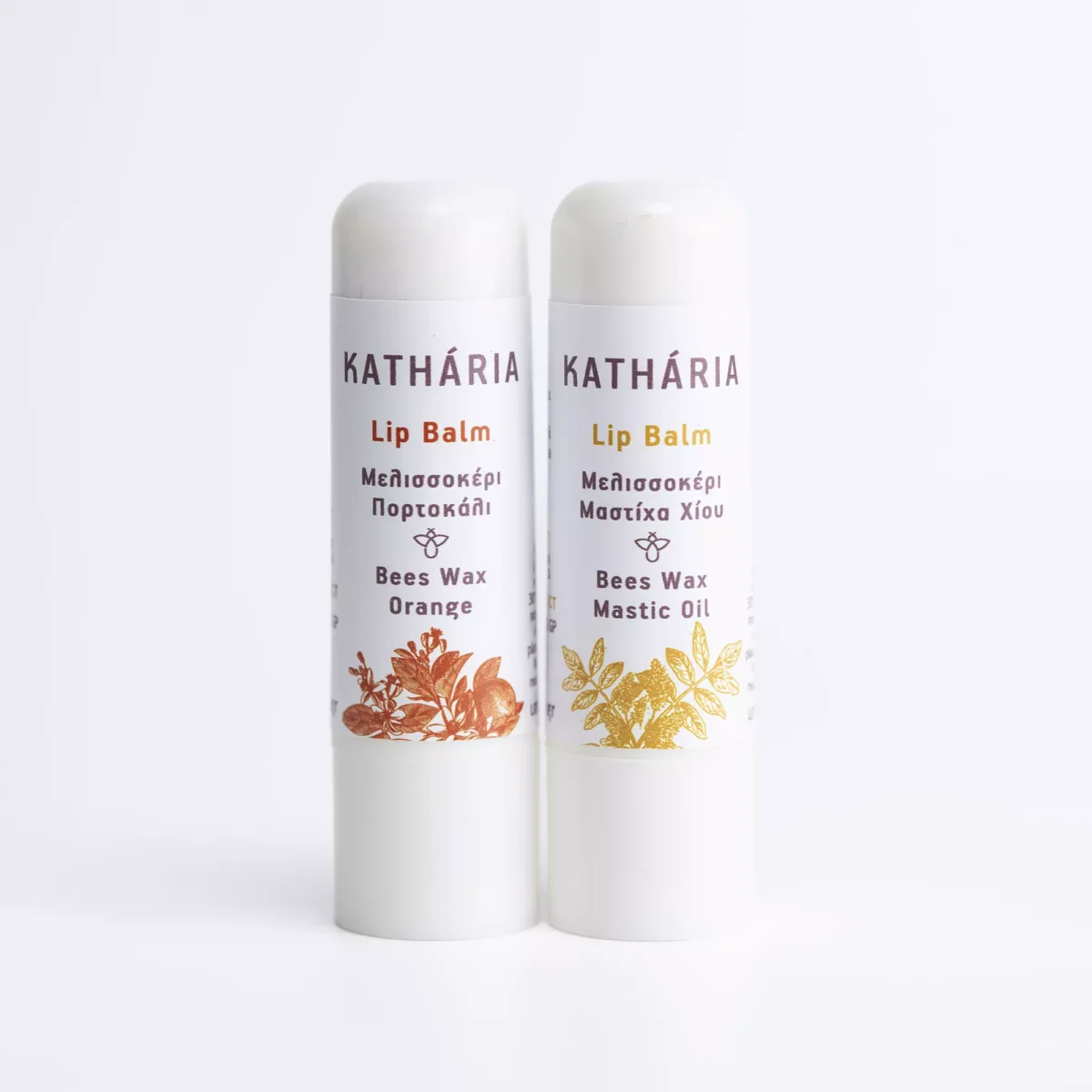 KATHARIA Lip Balm Φυσικό Μελισσοκέρι & Άρωμα Πορτοκάλι – Φυσική Ενυδάτωση και Απαλότητα στα Χείλη - Image 2