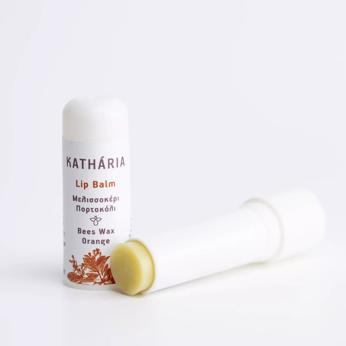 lip03-copy.webp KATHARIA Lip Balm Φυσικό Μελισσοκέρι & Άρωμα Πορτοκάλι – Φυσική Ενυδάτωση και Απαλότητα στα Χείλη - Image 1
